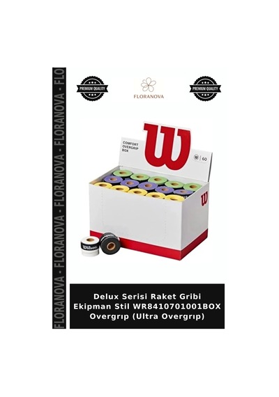 Delux Serisi Raket Gribi Ekipman Stil Wr8410701001box Overgrıp Ultra Overgrıp Çok Renkli