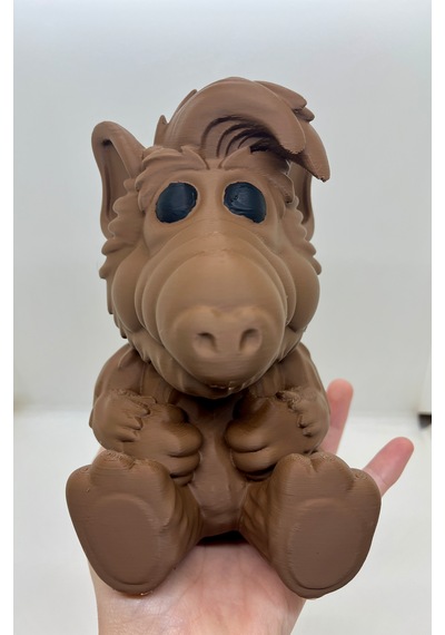 Alf 3d Figürü Kedi İle