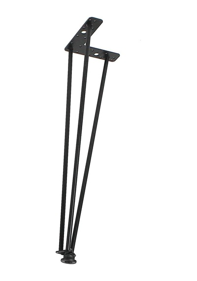 Firkete Sehpa Masa Ayağı 45 Cm. 4 Adet Siyah