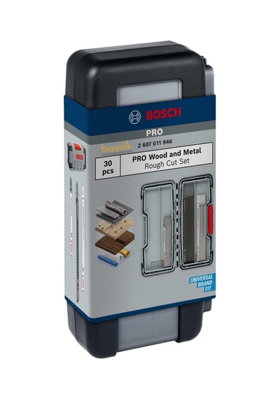 Bosch Pro 30'lu Ahşap Ve Metal Kesim Dekupaj Ucu Seti 2607011946