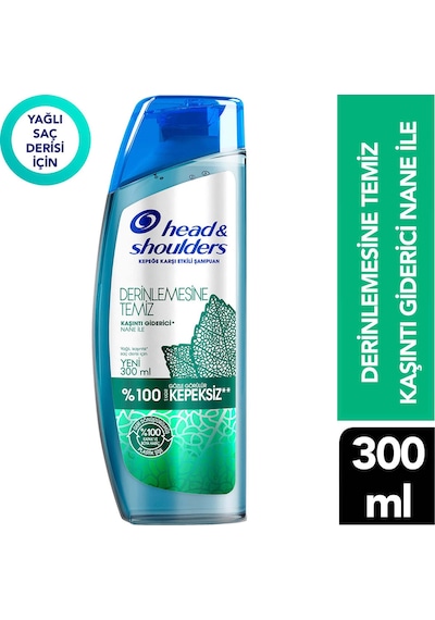 Head & Shoulders Derinlemesine Temiz Kaşıntı Giderici Şampuan 300 ML