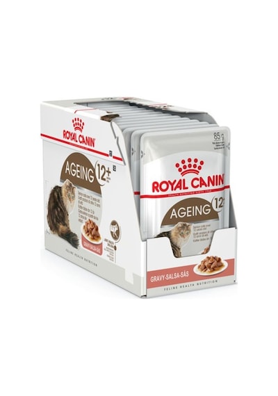 Royal Canin Senior  12+ Gravy Pouch Yaşlı Kedi Yaş Maması 12 x 85 G