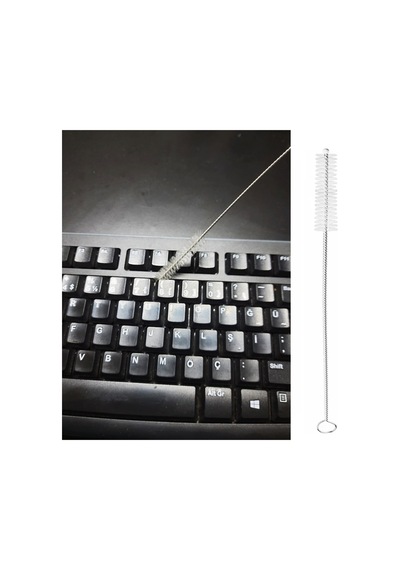 3 Lü Pratik Fırça Esnek Bükülebilir Klavye Mouse Arası Temizlik Fırçası