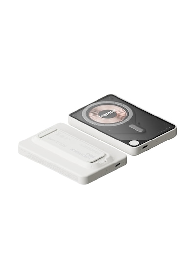 Momax IP131HKW Power X Pro+Magnetic Wireless 5000 mAh Standlı + USB-C Kablo Powerbank Beyaz