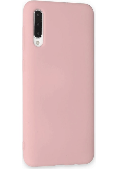 Cosmotex Newface Samsung Galaxy Uyumlu  A50 Kılıf Nano İçi Kadife Silikon - Pudra