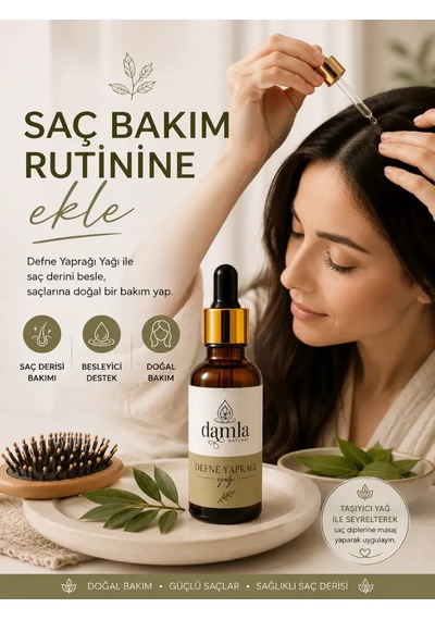 Biodamla Natural Defne Yaprağı Yağı 10 Ml
