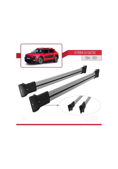 Citroen C4 Cactus 2014 Ve Sonrası Fly Model Ara Atkı Tavan Barı G