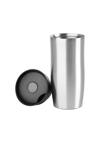 Metmaxx Termal Mugg Titanyum Çelik Matara Kamp Outdoor Matarası 380 Ml. Gri