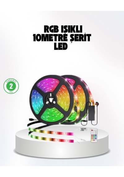 Tr Müziğe Duyarlı Renkli Smart Şerit Led Işık Usb Bağlantılı Ambiyans Aydınlatma Genel