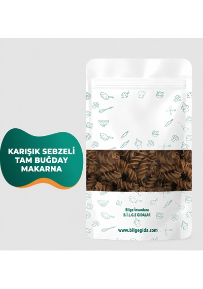 Karışık Sebzeli Tam Buğday Makarna 200gr