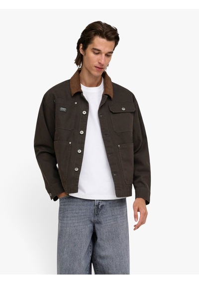 Only & Sons Onsrıcky Cotton Jacket Otw Ww Vd Erkek Siyah Mont - 22038706