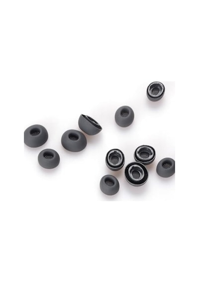 Galaxy Buds 3 Pro Aksesuarları İçin Yedek Silikon Kulaklık Ucu Seti Kulaklık Kulak Uçları, 6 Çift 3 Boyut S/m/l Gri