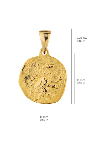 Goldkupe 14 Ayar Altın Akrep Burç Kolye Ucu 1,91 Gr-6394 Altın