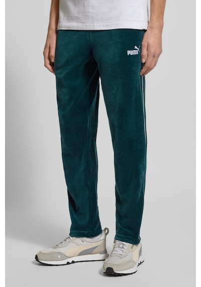 Puma Essentials Elevated Velour Erkek Pantolon Yeşil