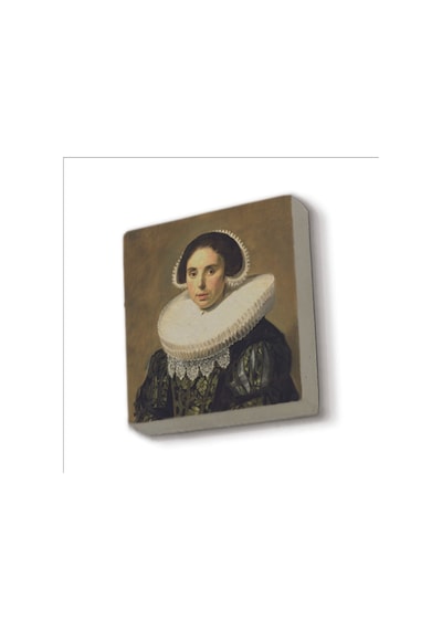 Bir Kadın Portresi Frans Hals, 1630 Baskılı Taş Magnet 5x5