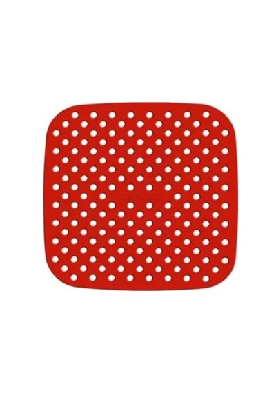 Ayrex Renkli Isıya Dayanıklı Yıkanılabilir Silikon Fırın Ve Airfryer Kare Pişirme Matı 21,5 Cm