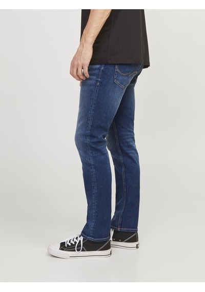 Jack & Jones Erkek Slim Fit Düsük Bel Jean - Glenn - 12109970 Blue Denim