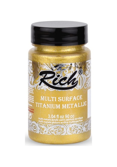 Rich Multi Surface Titanium Metalik Boya 90 Cc. N 2518 Beyaz Altı