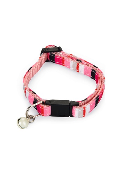 Hnrlıshp Beeztees Yavru Kedi Boyun Tasması, Zilli, Pembe, 16-32cm