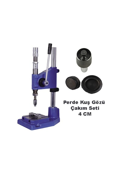 Büyük Boy El Presi Perde Büyük Kuş Gözü 4Cm Halka Çakma Makinesi