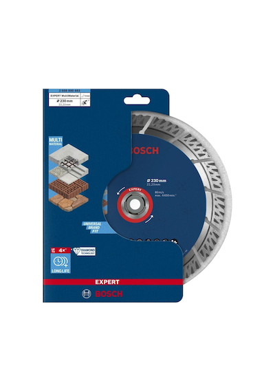 BOSCH Expert MultiMeterial Yapı Malzemeleri İçin Elmas Testere 230 mm