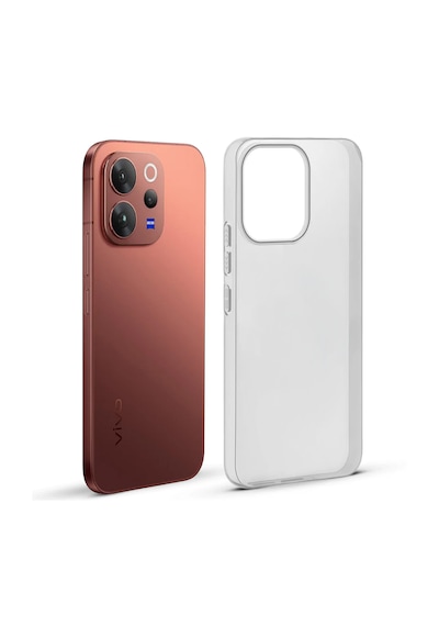 Microcase Vivo V70 5g İle Uyumlu Slim Serisi Soft Tpu Silikon Kılıf - Şeffaf Al3324 Siyah