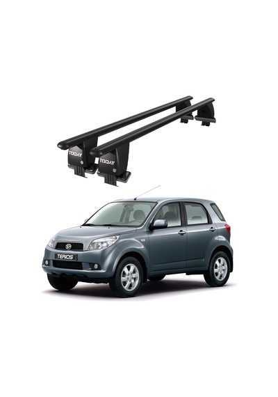Royal Daihatsu Terios Iı 2006-2017 Uyumlu Siyah Kilitli Ara Atkı Port Bagaj Tavan Barı