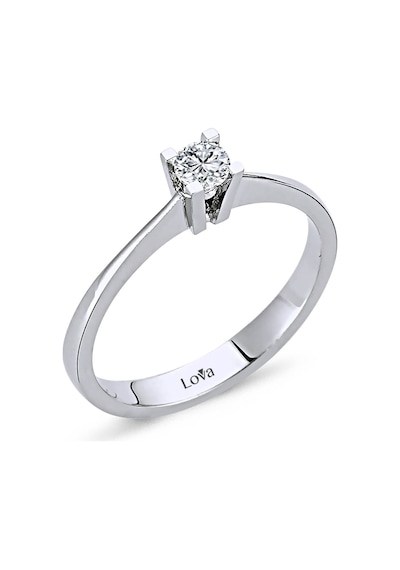 Lova E Renk 0,15 Karat Pırlanta Tektaş Yüzük - 1030027