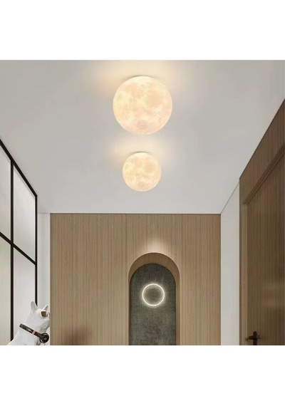 Moonlight Model Büyük Boy 1 Adet Plafonyer Dolunay Tasarım Avize