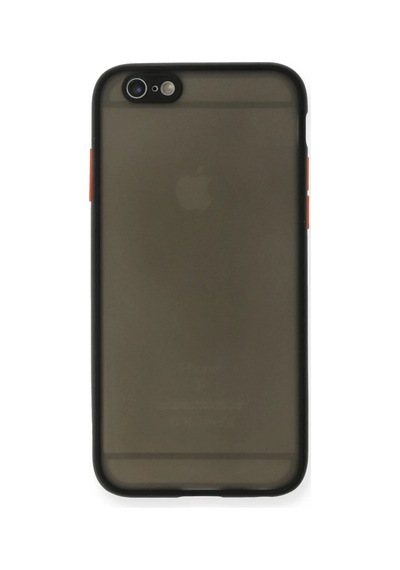 İphone 6 Kılıf Montreal Silikon Kapak - Siyah