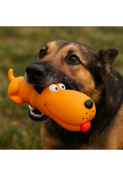 Madpet Köpek Oyuncağı Sesli Uzun Köpek Modeli Dayanıklı Çiğneme Oyuncağı Köpekler İçin Sesli Pl