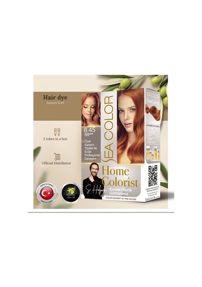Home Colorist Set Saç Boyası 8.45 Günbatımı Sunset