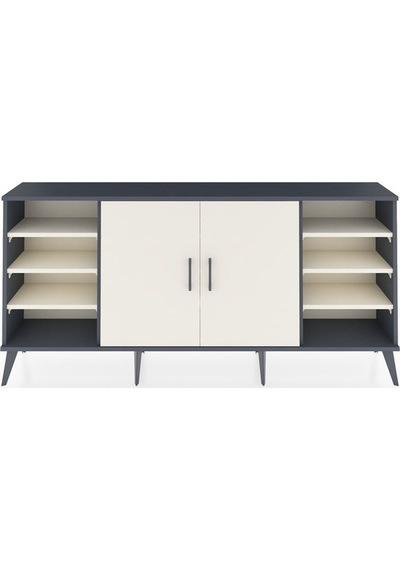 Arges Konsol 9 Raflı 2 Kapaklı 176x30x83 Antrasit-aytaşı/aytaşı Aytaşı/aytaşı Arges Konsol 9 Raflı 2 Kapaklı 176x30x83 Antrasit-aytaşı/aytaşı Aytaşı/aytaşı