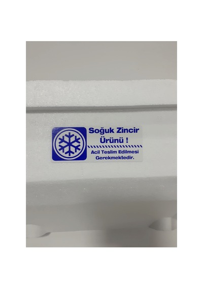 Soğuk Zincir Etiketi Soğuk Zincir Kargo Ürün Uyarı Etiketi 100 Ad