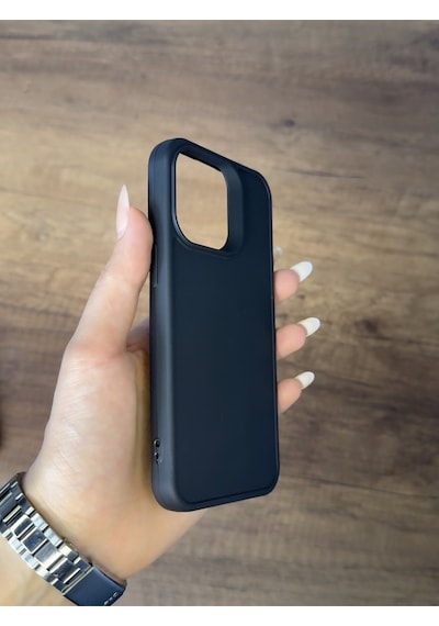 Apple Uyumlu iPhone 15 Pro Silikon Kılıf Xfab Siyah
