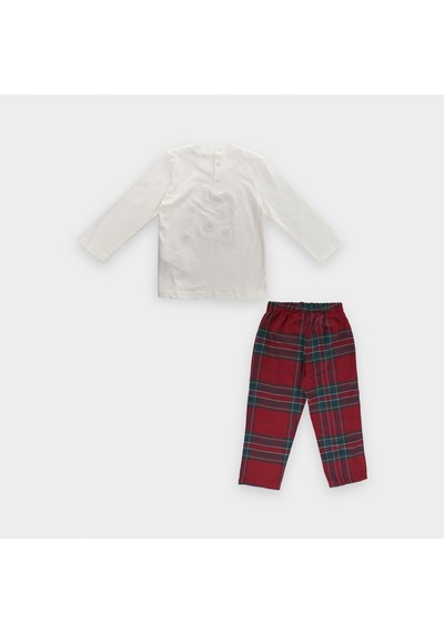 Panço Erkek Çocuk Yılbaşı Temalı Pijama Takımı Kırmızı 2321bb39001 - 4245 001