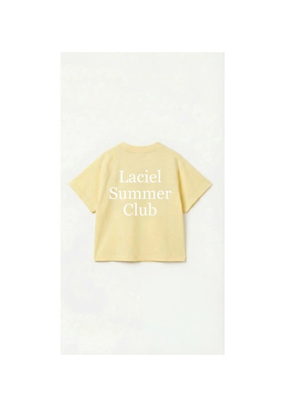 Poala Kids Summer Club Unisex Sarı Tshirt