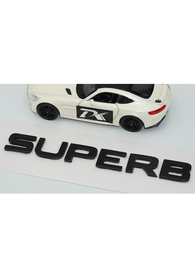 Dk Tuning Skoda Superb Bagaj Yeni Nesil Parlak Siyah Yazı Logo Ar
