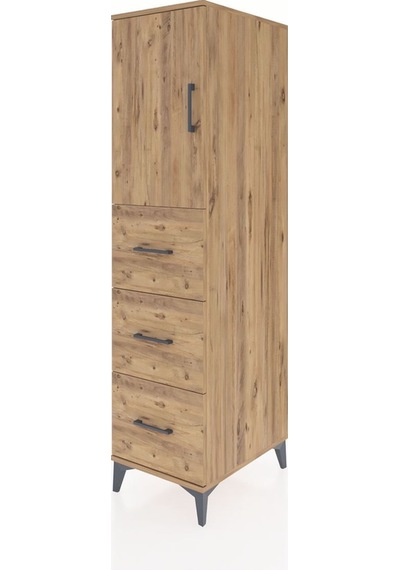 Kronos Dolap 2 Raflı 3 Çekmeceli Tek Kapaklı 44x59x182 Çam-çam Çam Kronos Dolap 2 Raflı 3 Çekmeceli Tek Kapaklı 44x59x182 Çam-çam Çam
