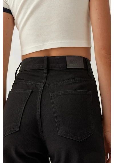 Hiccup Straight Fit Denim Pantolon Siyah