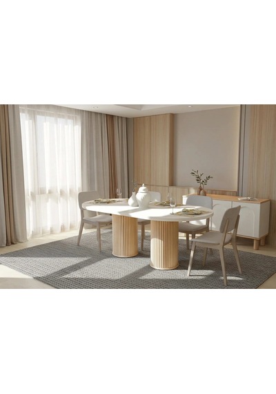 Picklet Mdf Masa Takımı Çok Renkli Picklet Mdf Masa Takımı Çok Renkli