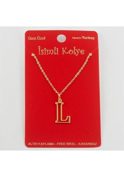 Prinç - 757 - - Nazblsmm - Harfli Kolye Çok renkli