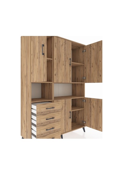 Hyperion Dolap 7 Raflı 4 Çekmeceli 5 Kapaklı 132x44x195 Çam-çam/çam Atlas Çam/atlas Çam Hyperion Dolap 7 Raflı 4 Çekmeceli 5 Kapaklı 132x44x195 Çam-çam/çam Atlas Çam/atlas Çam