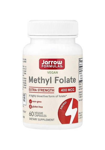 Jarrow Formulas, Vegan Methyl Folate, 400 Mcg, 60 Veggie Capsules