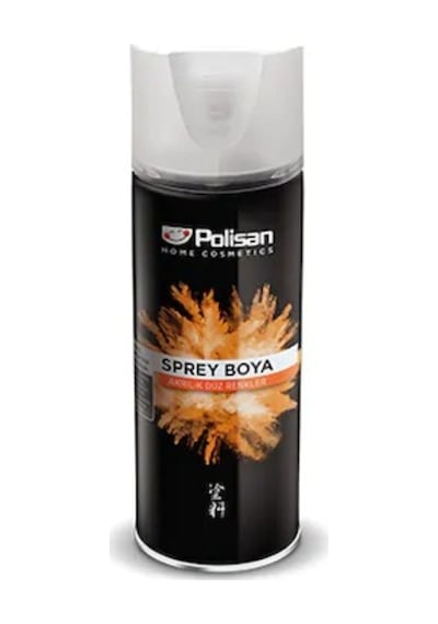 Polisan Akrilik Sprey Boya Parlak Beyaz 400ml Polisan Akrilik Sprey Boya Parlak Beyaz 400ml