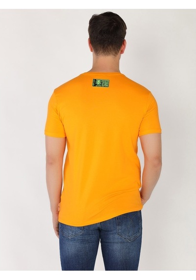 Roberto Cavalli Erkek Tshirt /M.Rob.0421.14020 - Turuncu