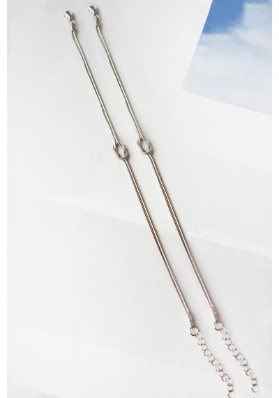MorMajor Silver Sevgililere Özel Sevgi Bağı 2 Adet Gümüş Bileklik -7548