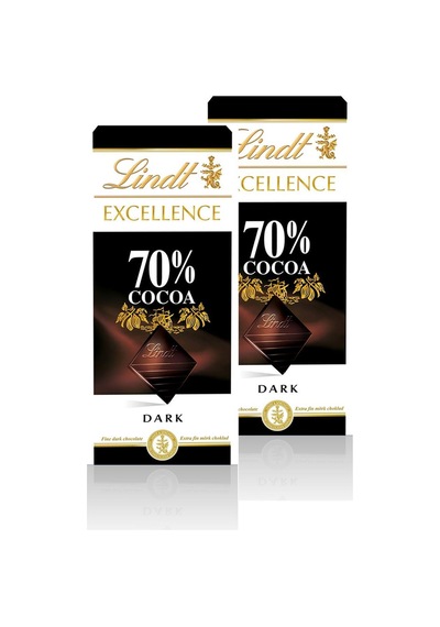 Excellence %70 Kakao Bitter Çikolata 100g X 2 Li Paket Yoğun Aromalı İsviçre Çikolatası