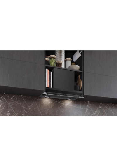 Siemens iQ500 LJ67BDP60 Tam Entegre 60 CM Siyah Cam Davlumbaz