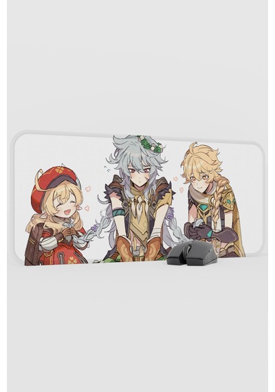 Razor Genshin Impact Anime Oyuncu V5 - 70x30 Xl Gaming Mouse Pad Fare Altlığı